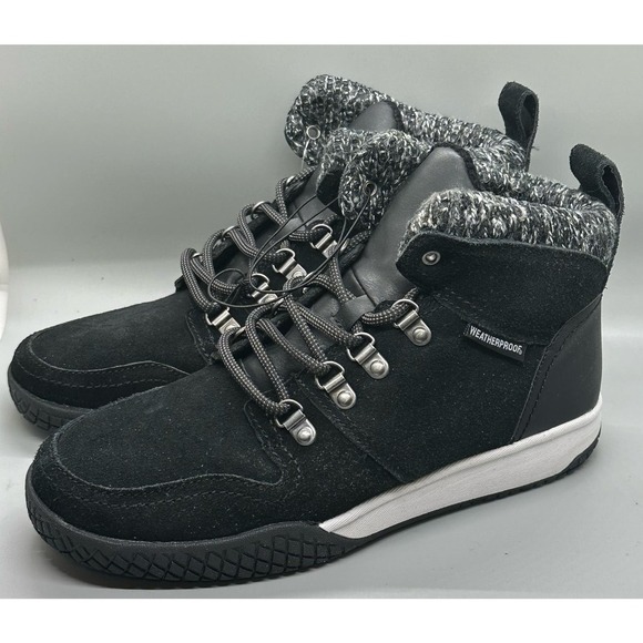 Weatherproof Shoes - Weatherproof Women's Ruby Winter Boots Size 8 Black Memory Foam Leather Upper